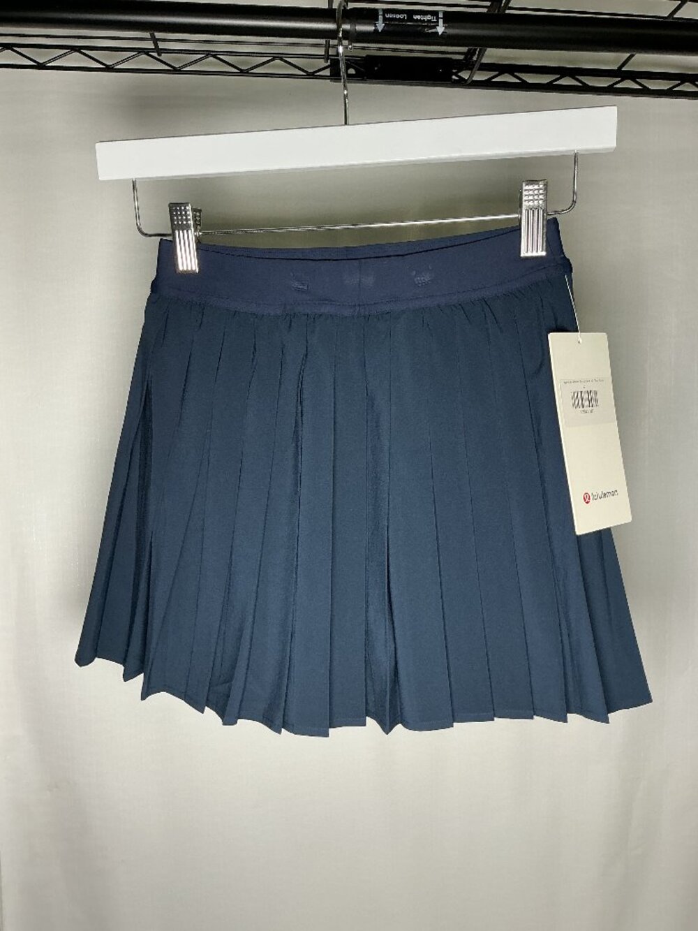 High-Rise Pleated Tennis Skirt - True Navy